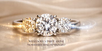 What Does a Three-Stone Moissanite Ring Symbolize?