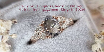 Gray Moissanite Engagement Rings 