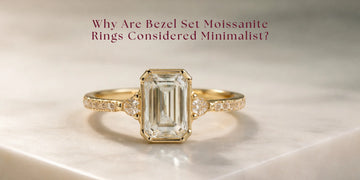 Bezel Set Moissanite Rings 