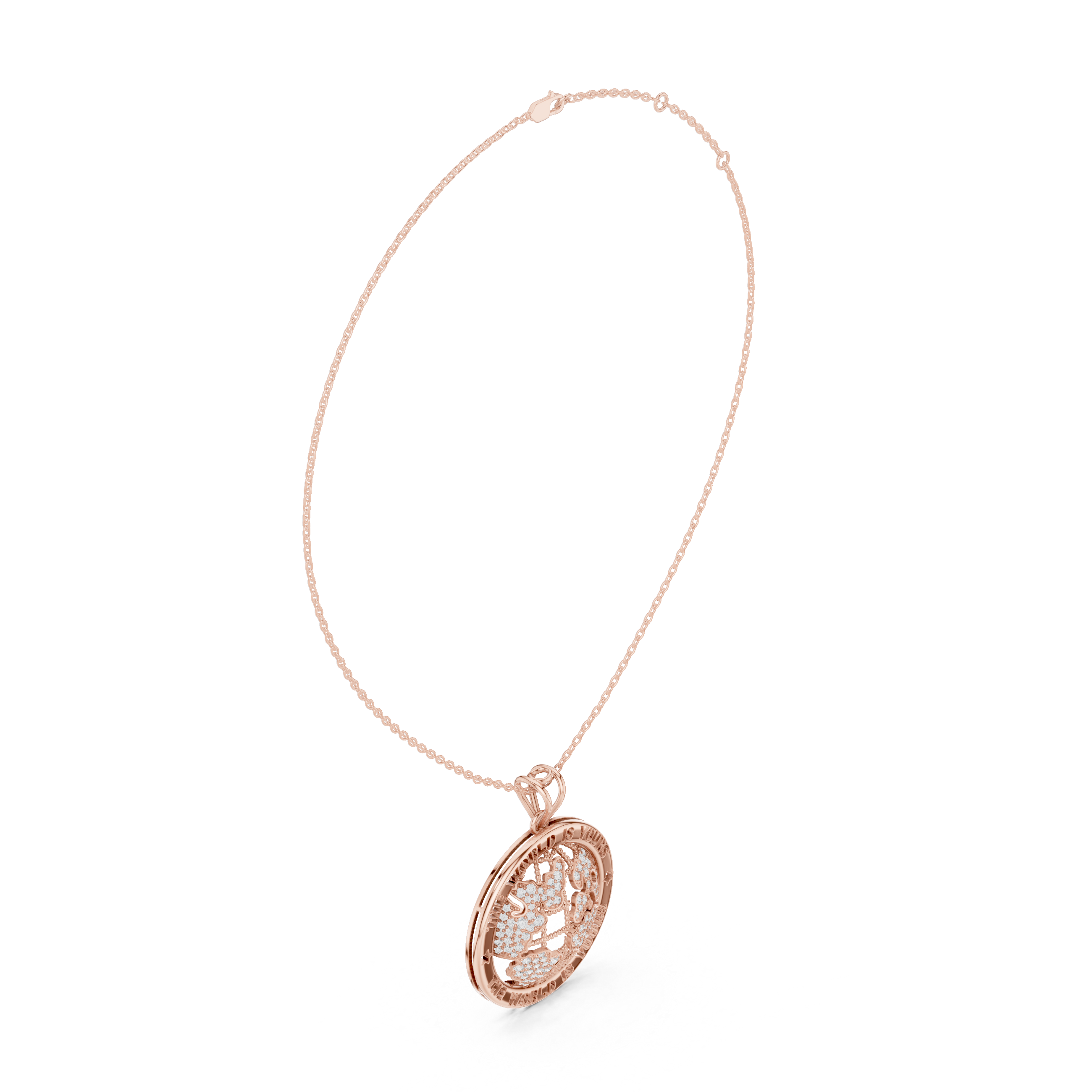 Luxe Zodiac Moissanite Medallion Pendant Necklace