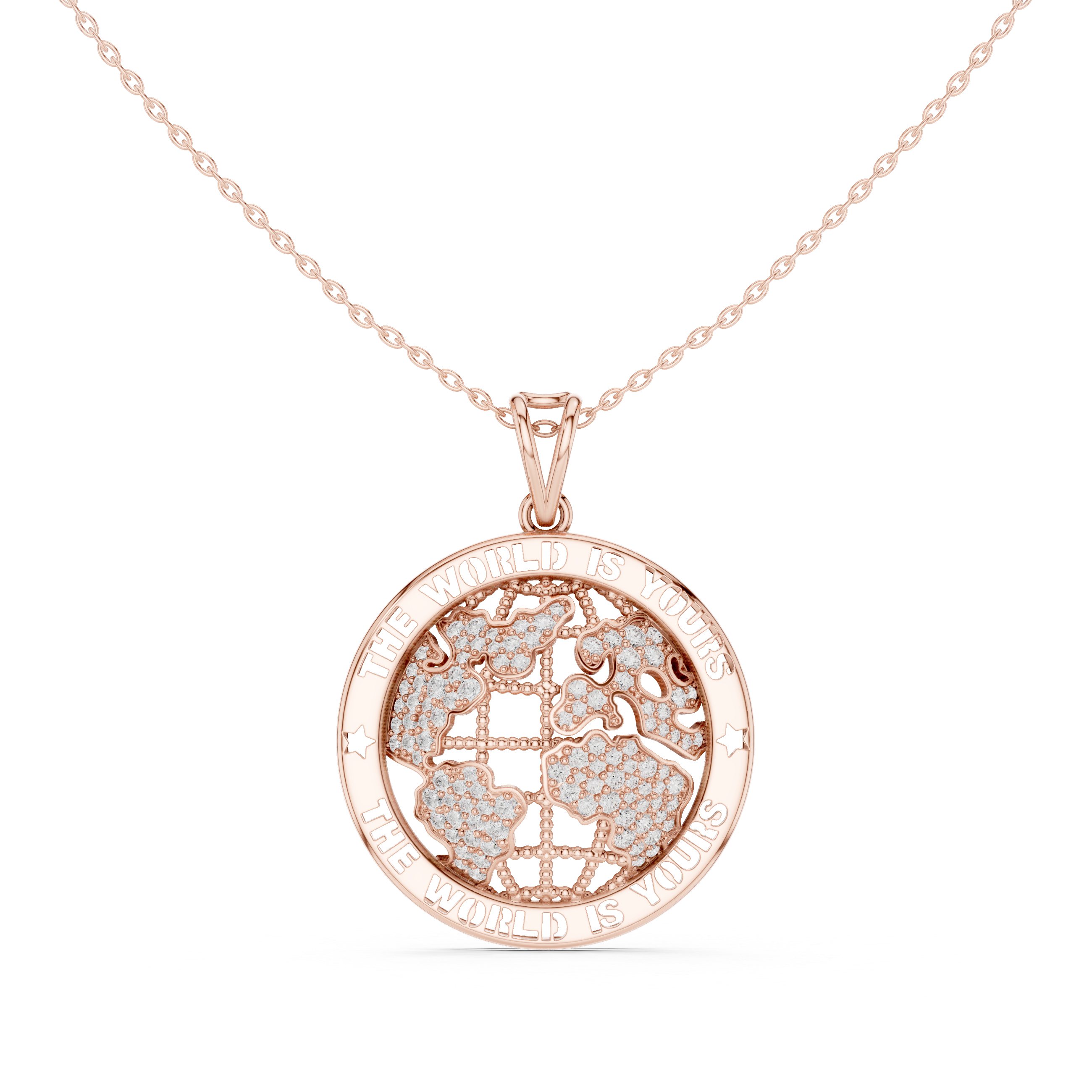 Luxe Zodiac Moissanite Medallion Pendant Necklace