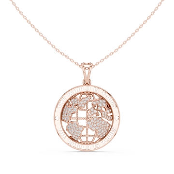 Luxe Zodiac Moissanite Medallion Pendant Necklace