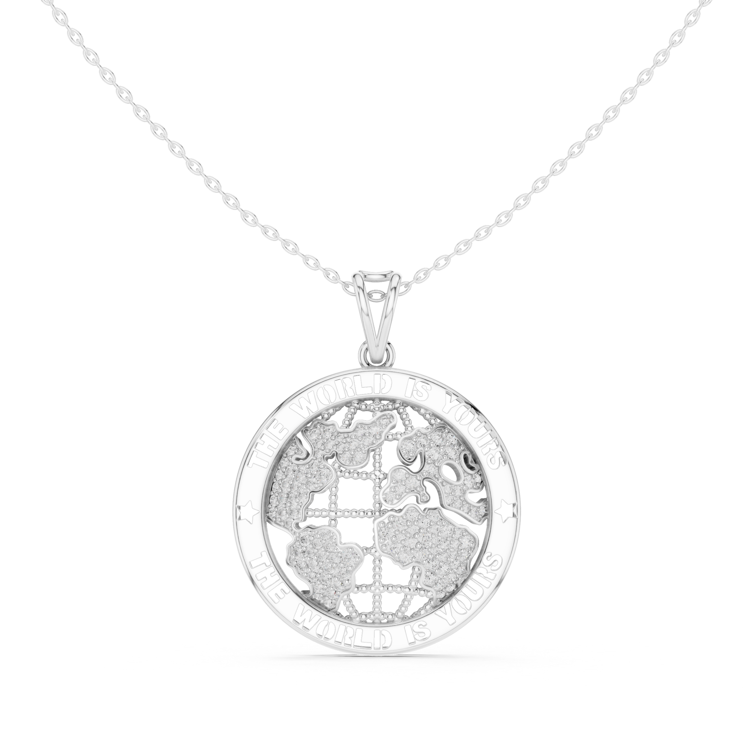 Luxe Zodiac Moissanite Medallion Pendant Necklace