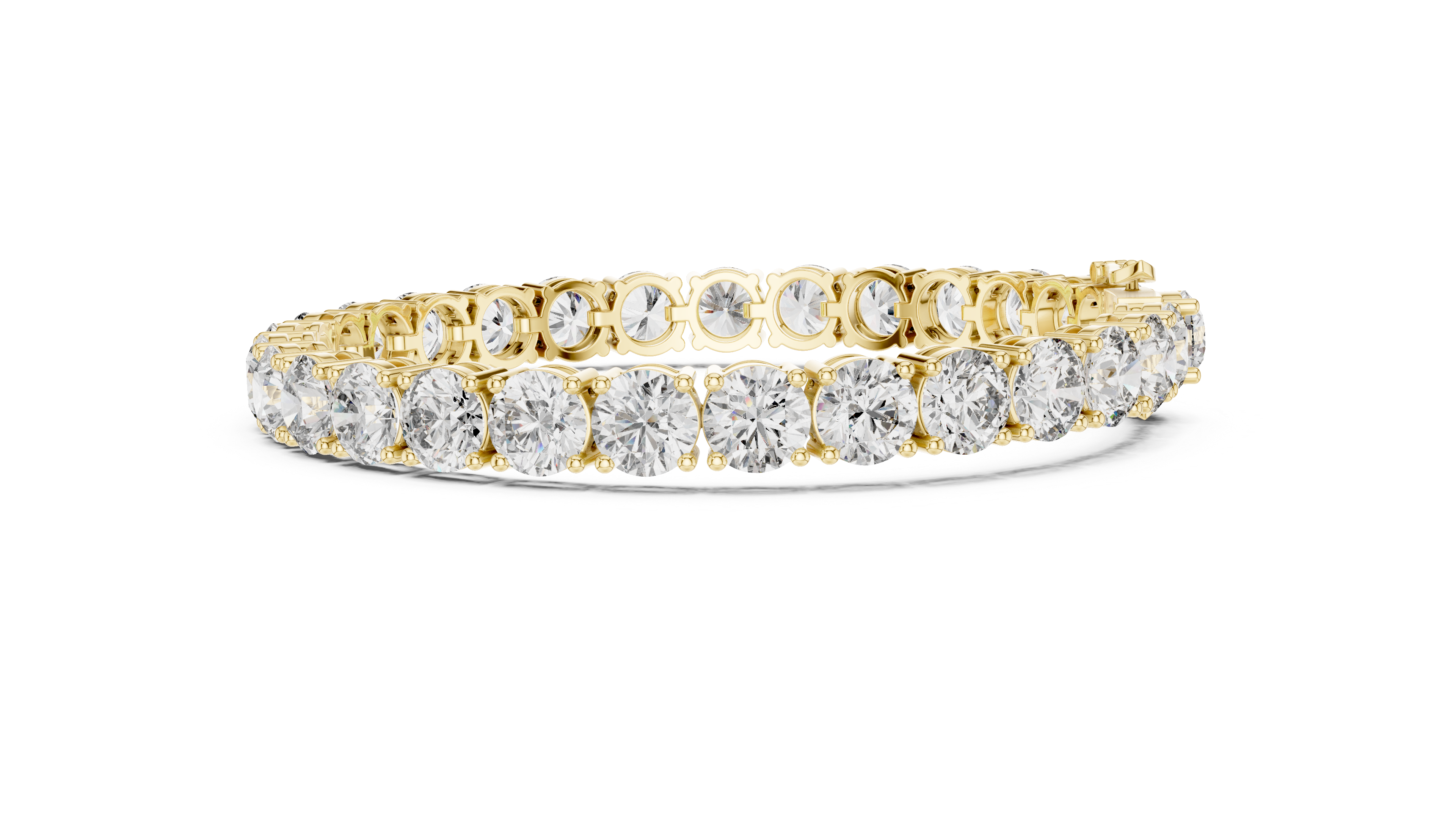 Rose Gold Moissanite Tennis Bracelet – Premium Round-Cut Diamond Brilliance