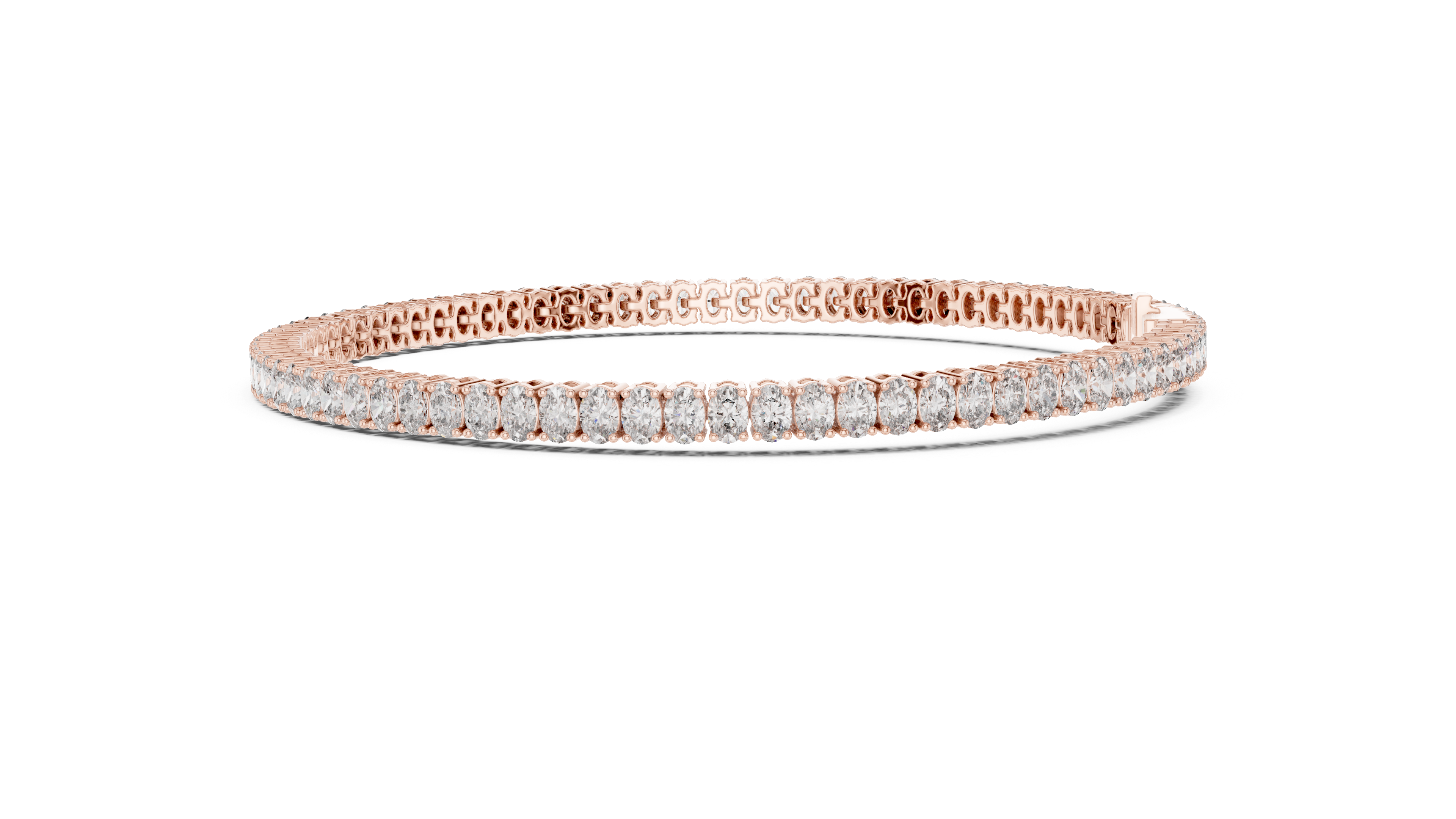 White Gold Wave Moissanite Bracelet – Elegant TwisWhite Gold Full Eternity Moissanite Tennis Bracelet – Ultra Luxe Diamond Brillianceted Diamond Sparkle