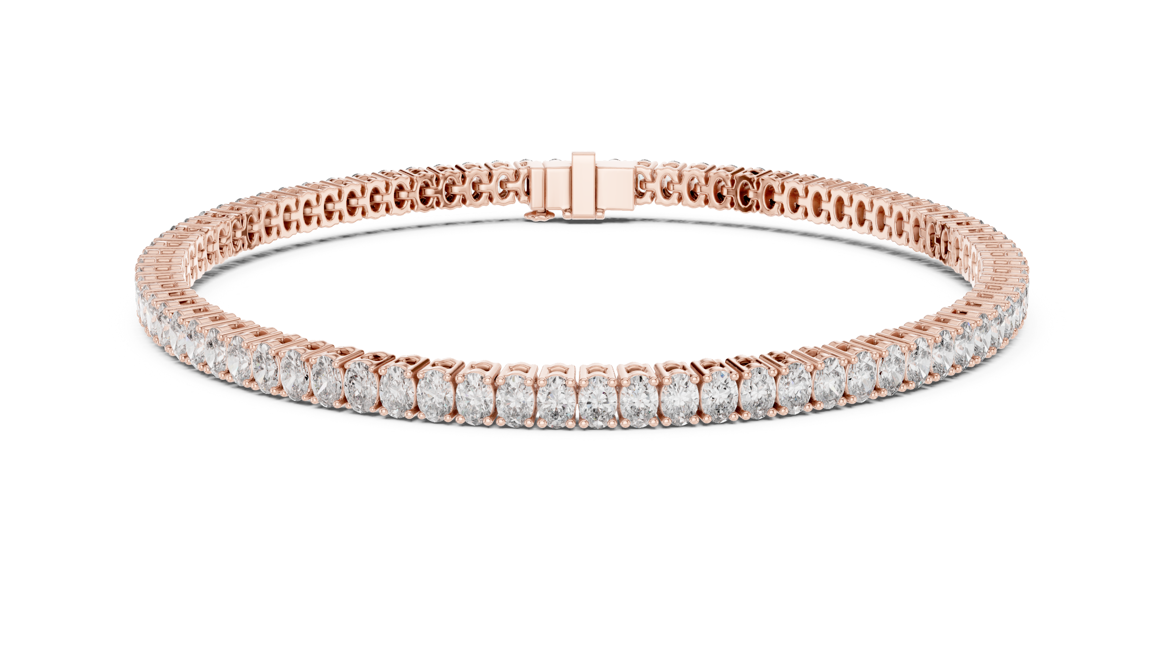 White Gold Wave Moissanite Bracelet – Elegant TwisWhite Gold Full Eternity Moissanite Tennis Bracelet – Ultra Luxe Diamond Brillianceted Diamond Sparkle