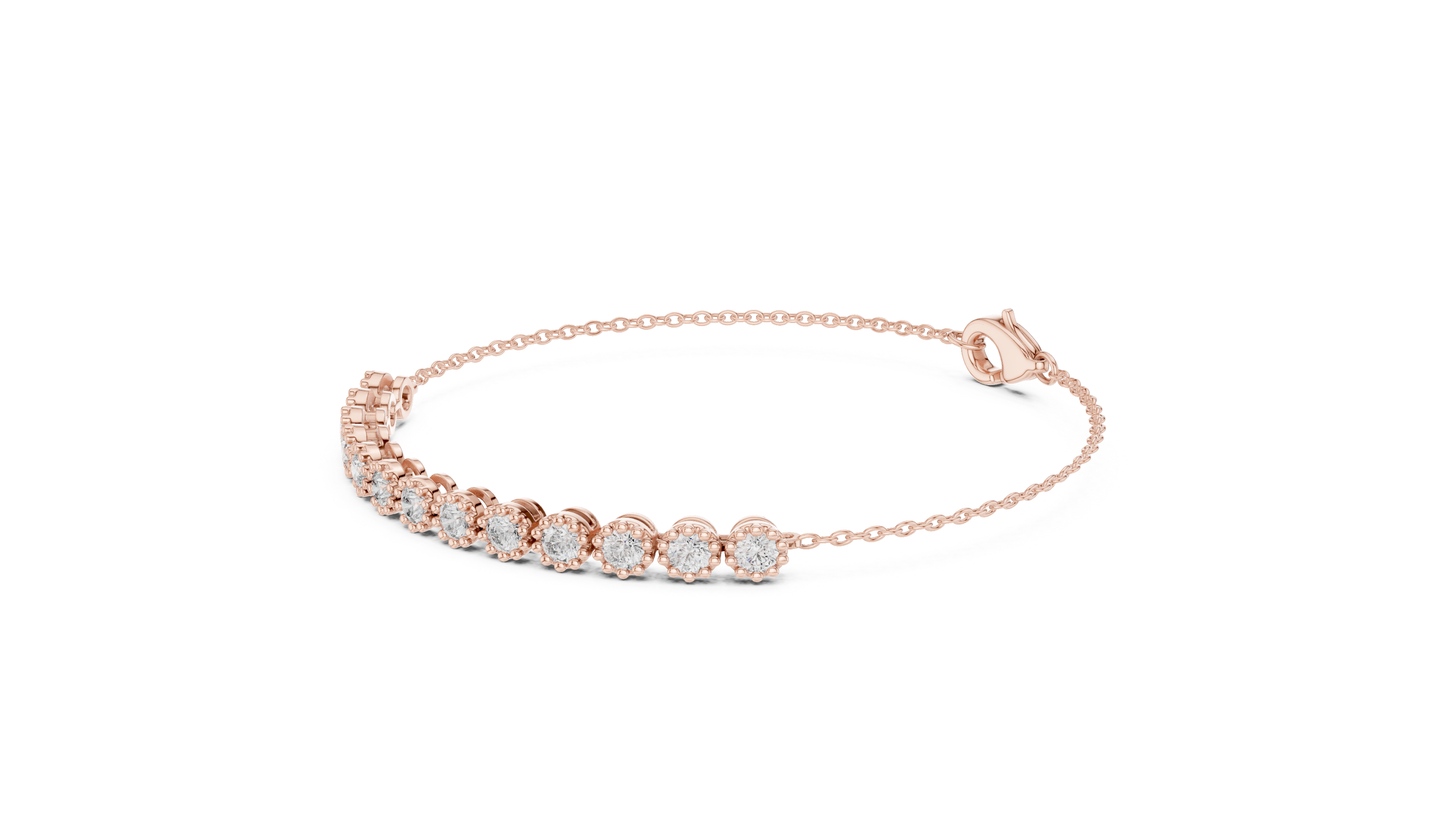 White Gold Full Eternity Moissanite Tennis Bracelet – Ultra Luxe Diamond Brilliance