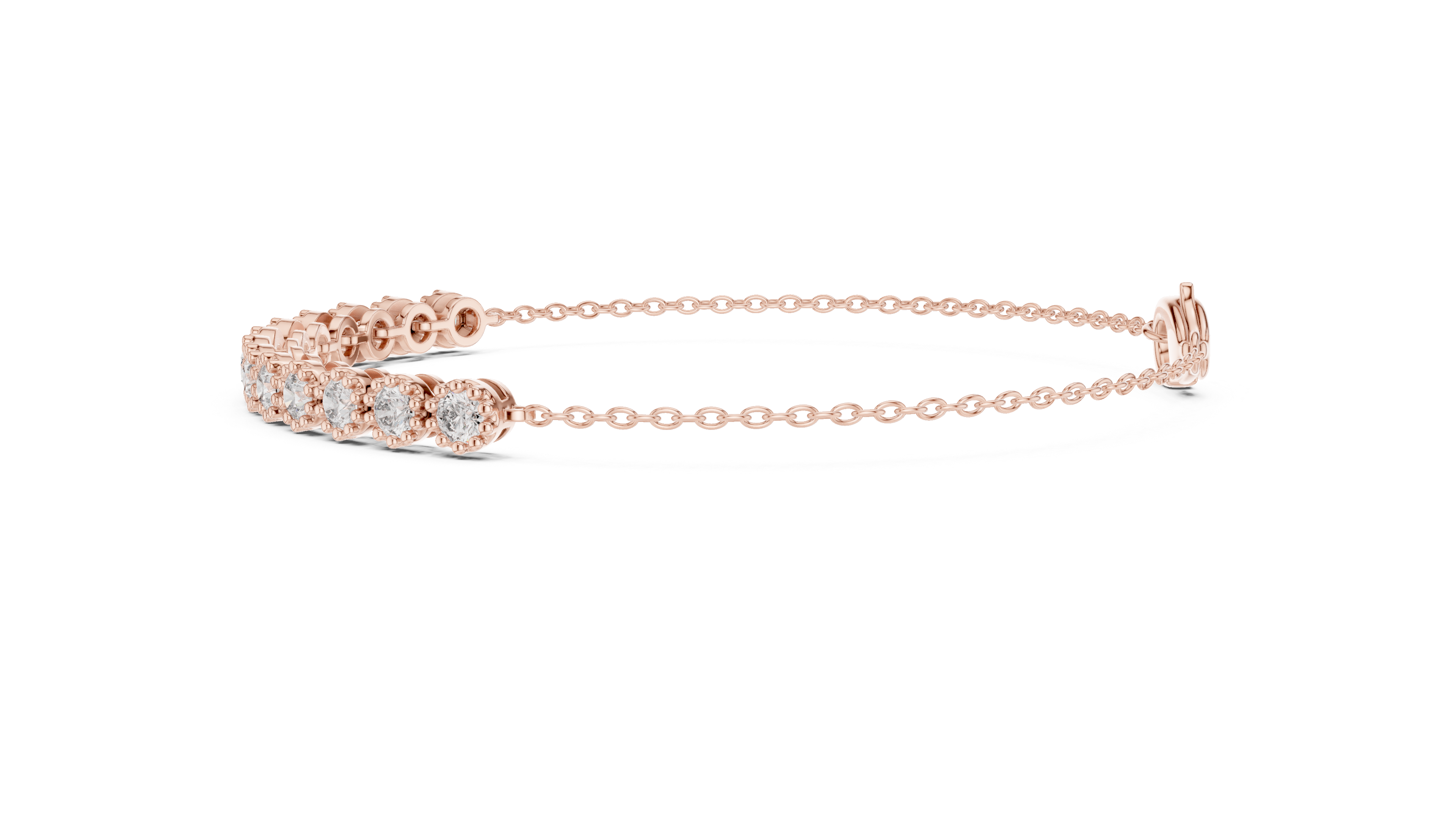 White Gold Full Eternity Moissanite Tennis Bracelet – Ultra Luxe Diamond Brilliance