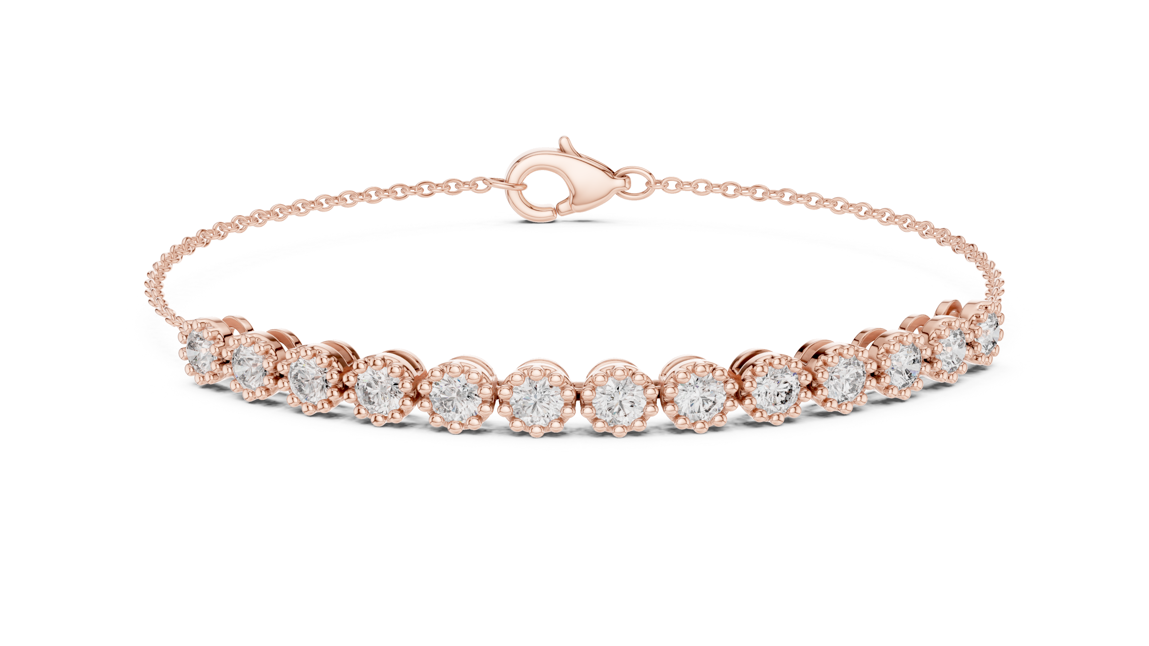 White Gold Full Eternity Moissanite Tennis Bracelet – Ultra Luxe Diamond Brilliance