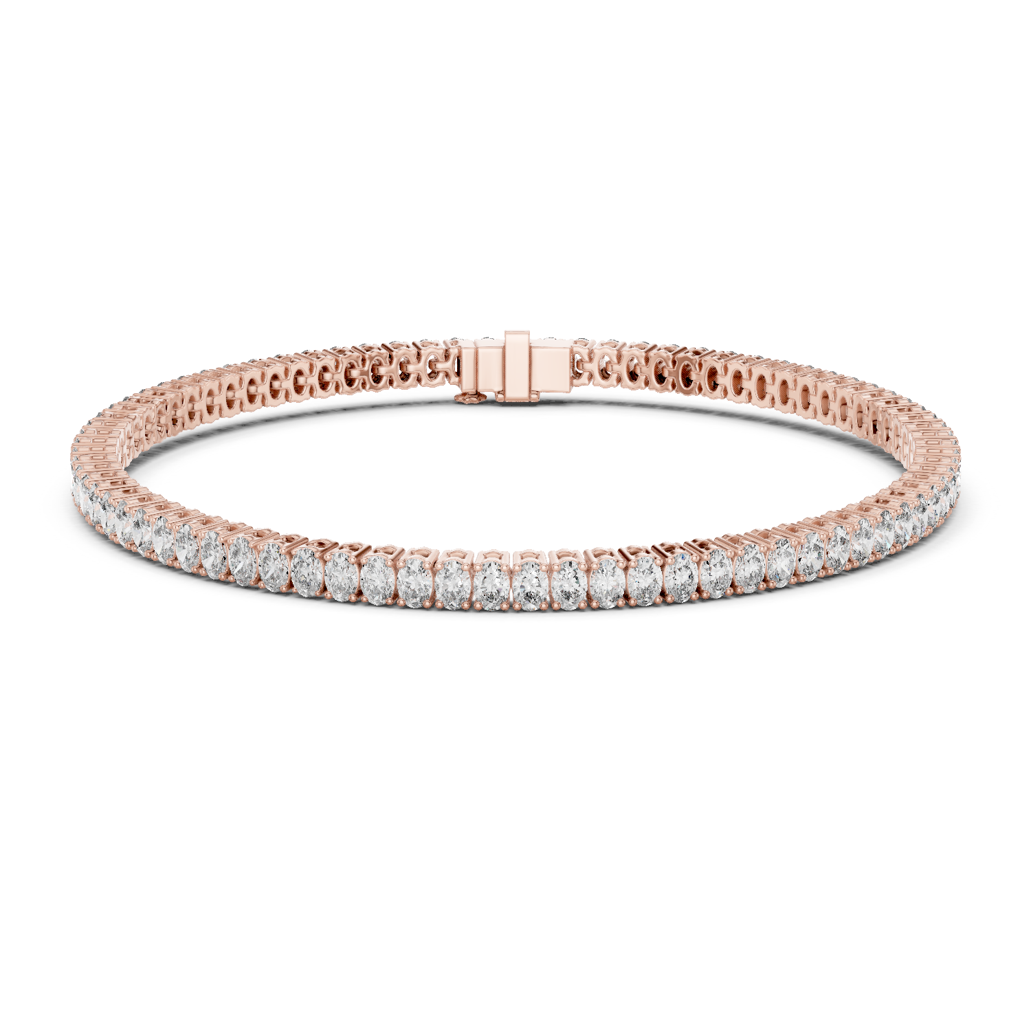 White Gold Wave Moissanite Bracelet – Elegant TwisWhite Gold Full Eternity Moissanite Tennis Bracelet – Ultra Luxe Diamond Brillianceted Diamond Sparkle