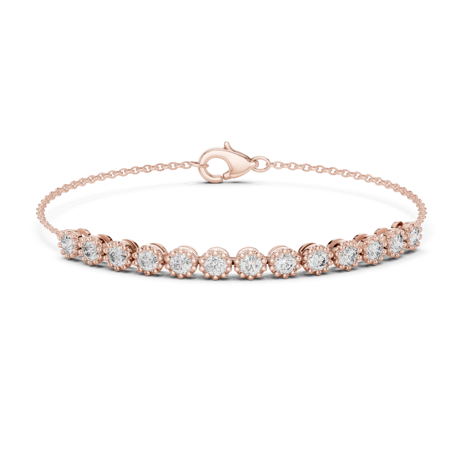 White Gold Full Eternity Moissanite Tennis Bracelet – Ultra Luxe Diamond Brilliance