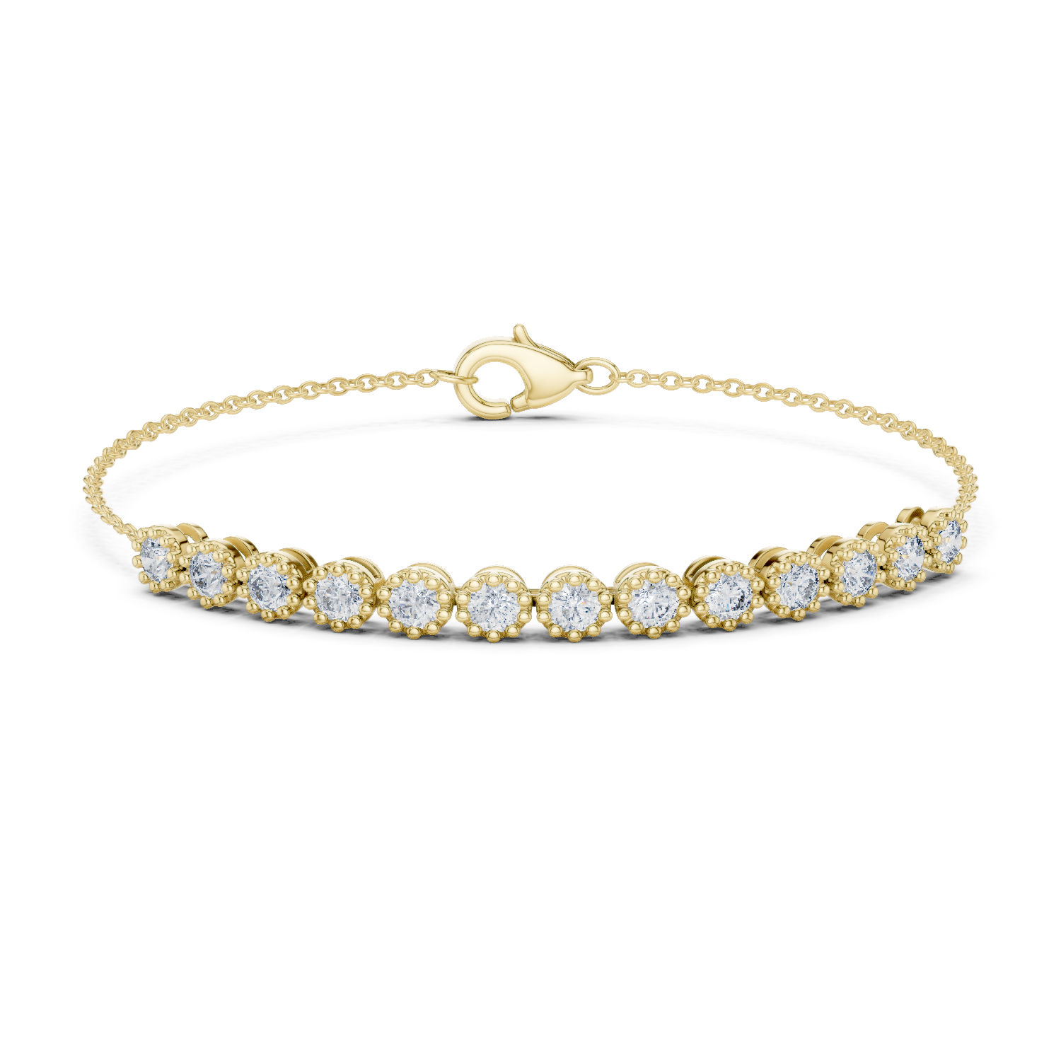 White Gold Full Eternity Moissanite Tennis Bracelet – Ultra Luxe Diamond Brilliance