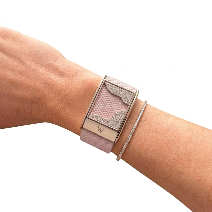 Luxury Crystal Whoop Band Cover Stone Wave Frame Fitness Tracker Accessory